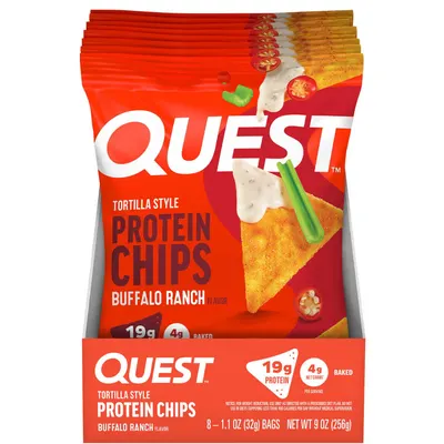 Chips-uri Proteice cu Aroma de Buffalo Ranch 32g
