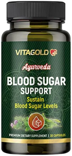 Ayurveda Blood Sugar Support, 30 capsule, Vitagold