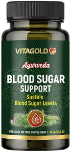 Ayurveda Blood Sugar Support, 30 capsule, Vitagold
