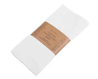 Scutec cu fibra de bambus 120x120 cm White