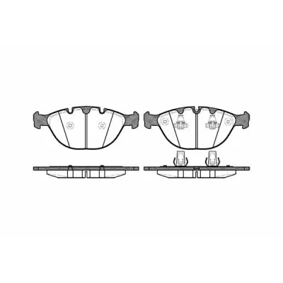 Set placute frana, frana disc REMSA 0958.00
