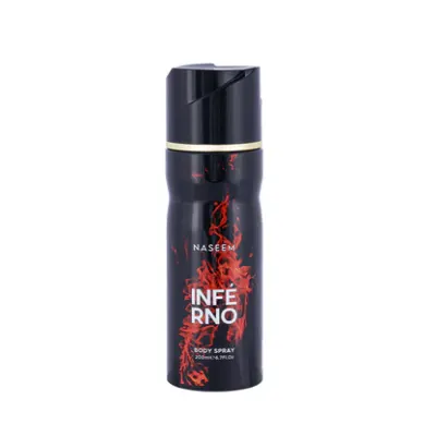 Body Spray Naseem, Inferno, Unisex, 200 ml
