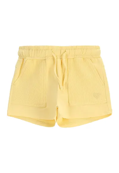 Pantaloni scurti fete WC5121401HGK - Bumbac/Elastan - Galben - Galben