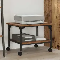 vidaXL Suport pentru imprimantă Lemn Vechi 50 x 40 x 38 cm