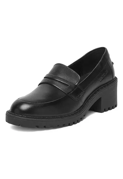 Mocasini dama - piele naturala - model clasic - negru