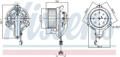 Ventilator habitaclu potrivit FORD FOCUS IV, KUGA III 1.0-2.5H 01.18