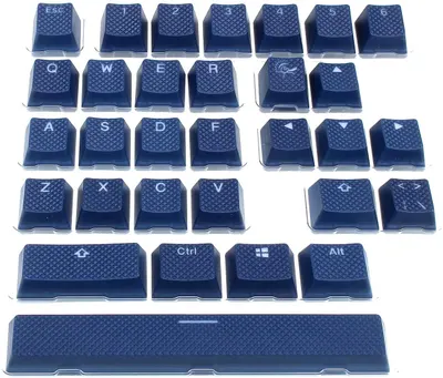 Capace pentru tastatura mecanica Ducky - Navy, 31-Keycap Set, albastre