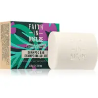 Faith In Nature Lavender & Geranium șampon organic solid cu lavanda 85 g