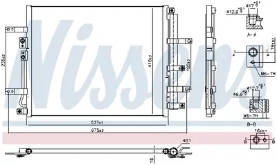 Radiator aer conditionat AC cu uscator potrivit HYUNDAI KONA, KONA SUV; KIA NIRO Electric 04.18