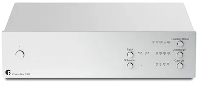 Preamplificator pentru pick-up Pro-Ject - PhonoBox S3 B, argintiu