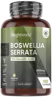 Boswellia Serrata, 2000 mg, 180 capsule, Weight World