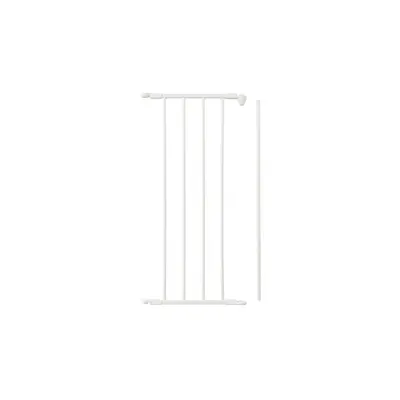 Extensie combinată pentru perete despărțitor BabyDan - Alb, 33 cm
