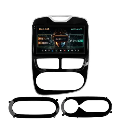 Navigatie 2K Renault Clio IV (2012-2016), Android, S-Quadcore 4GB RAM + 64GB ROM, 9.5 Inch - AD-BGS90042K+AD-BGRKIT369-1216