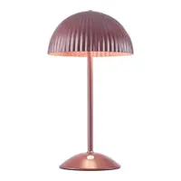 Veioză roșie din metal cu abajur din metal (înălțime 33,5 cm) Zin – Markslöjd