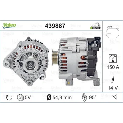 Generator/alternator VALEO 439887
