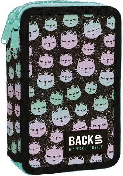 BackUp DW - Rainbow Cat, necesar cu 2 fermoare