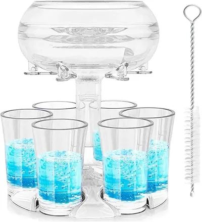 Dispenser pentru shoturi cu 6 pahare