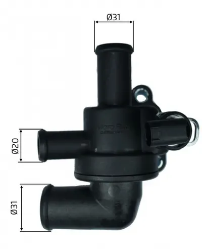 Termostat lichid racire (91 C, in carcasa) potrivit SMART CABRIO, CITY-COUPE, CROSSBLADE, FORTWO, ROADSTER 0.6 0.7 07.98-01.07