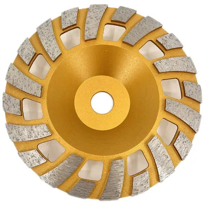 Disc cupa diamantata cu dinti alternativi pentru slefuire rapida de Beton si Abrazive 180mmx22,2mm PREMIUM - DXDY.PLCC.180
