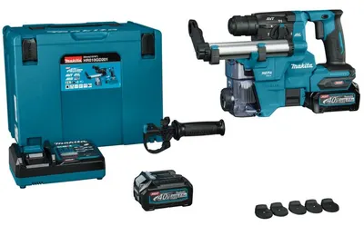 Perforator cu acumulator Makita - XGT, HR010GD201, 2x2.5 Ah