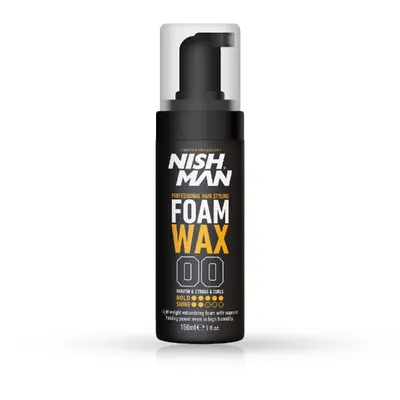 Ceara spuma - NISH MAN 00 - pentru par - 150 ml