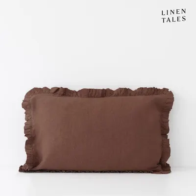 Față de pernă din in 50x60 cm Chocolate – Linen Tales