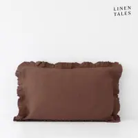 Față de pernă din in 50x60 cm Chocolate – Linen Tales