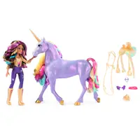 Set figurine - Unicorn Academy - Sophia si Wildstar lumina de curcubeu