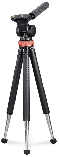Stativ Hama - Traveller Pro, 26-106cm, pentru smartphone-uri și camere, negru