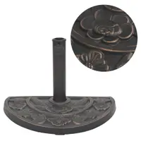 Gossi suport umbrela de soare, rasina, semicerc, bronz, 9 kg