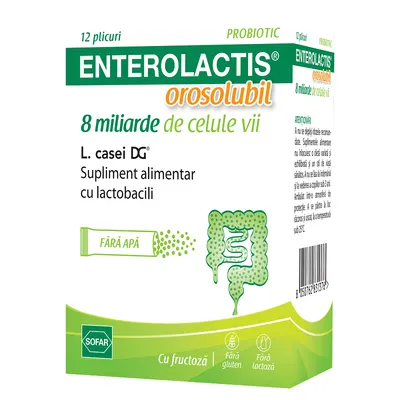 Enterolactis orosolubil, Sofar | 12 plicuri