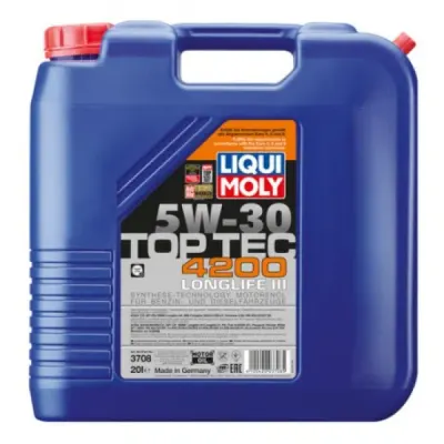Ulei motor Liqui Moly Top Tec Longlife III 4200 5W30 20L 504 00 / VW 507 00