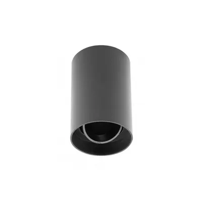Spot - Ceiling light fixture RESTO, PC, φ80x125mm, IP20, max 20W, round, black