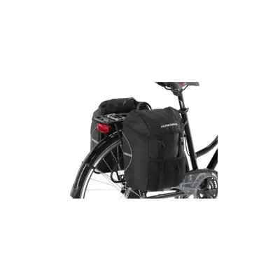 Set genți portbagaj KROSS Roamer 12L față/spate, negru