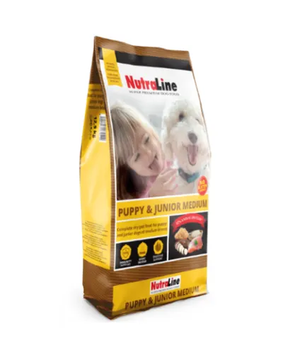 Nutraline Dog Puppy&Junior Medium - 12-5-kg
