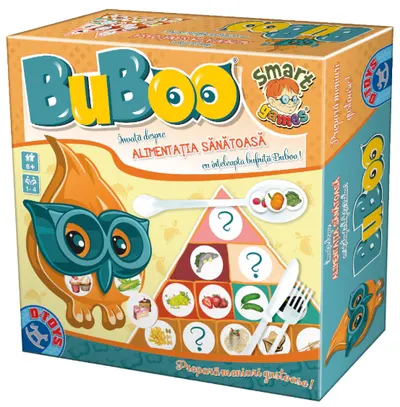 Joc educativ - Bufnita Buboo invata despre alimentatia sanatoasa