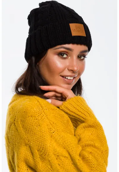 Caciula de dama - BK043 - negru - 100% acril - universala