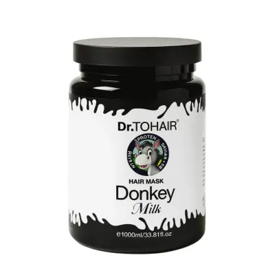 Dr.Tohair Masca de par cu lapte de magarita, keratina si colagen 1000 ml Donkey Milk