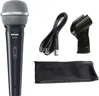 Microfon Shure - SV100A, cablu + clema + husa, negru