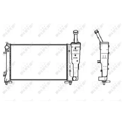 Radiator, racire motor NRF 53247A