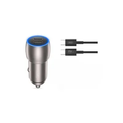 Incarcator auto SMART Quick charge USB PD 40W type C+cablu Type-C Cod:XO-CC51-Q190A