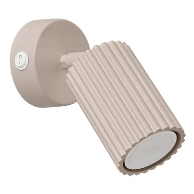 Spot taupe din metal 8x16 cm Gleam – Sollux