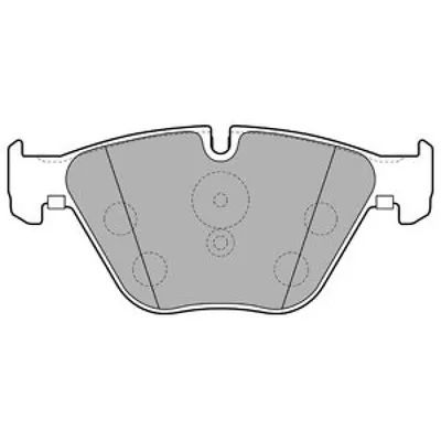 Set placute frana, frana disc DELPHI LP2245