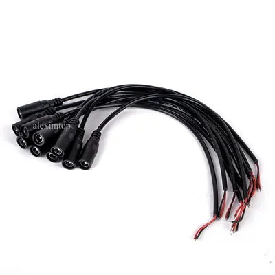 Mufa Alimentare DC 2,1/5,5mm Mama cu Cablu 100cm Engros