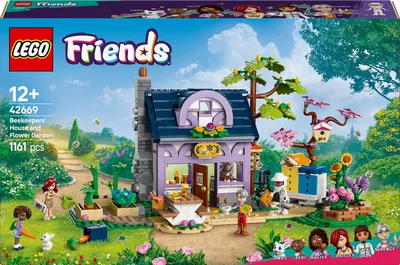 Constructor LEGO Friends - Casă de albine și grădină cu flori (42669)