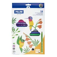 Carioci, 18 culori/set, varf conic Milan