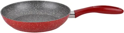 Tigaie Voltz - V54419A28, cu finisaj marmura, 28 cm, roșu