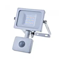 VT-10-S 10W 800lm 4000K 230V IP65 white sensor