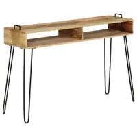 Gossi masa consola, 115 x 35 x 76 cm, lemn masiv de mango