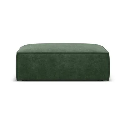 Taburet verde închis cu tapițerie din chenille Vanda – Mazzini Sofas